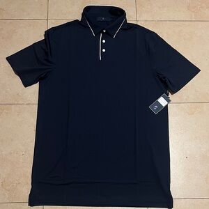 Elegant Dark Blue Polo Shirt